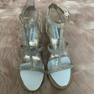 Steve Madden Luulu Champagne NIB Heels